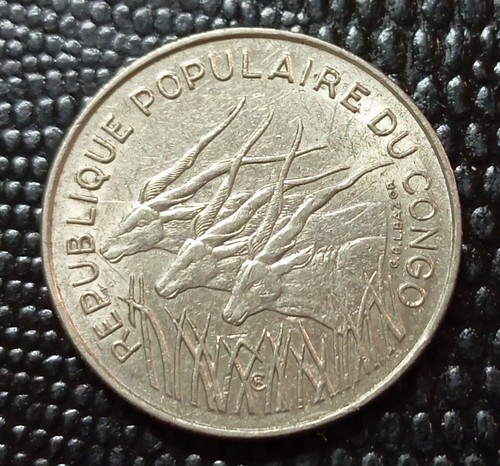 Congo 100 francs 1972 nickel - 100,