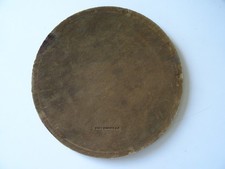 carton signé pour miroir soleil CHATY VALLAURIS diamètre 25 cm miroir sorcière