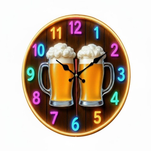 Horloge murale bière - horloge,