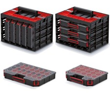 Boîte à outils Organisateur pour vis 29x41cm 4 modèles Valise au Atelier Garage