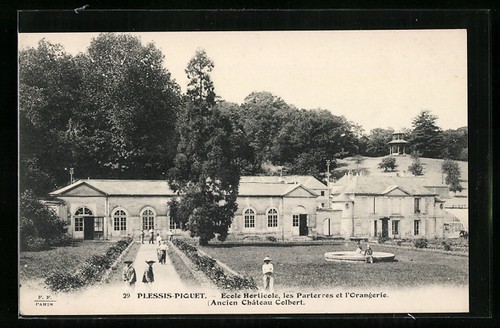 Cpa plessis piquet ecole - cpa,