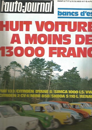 Auto journal fiat 133 - l'auto,