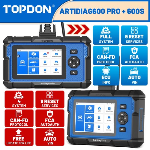 2026 topdon ad600s obd2 - ad600s,