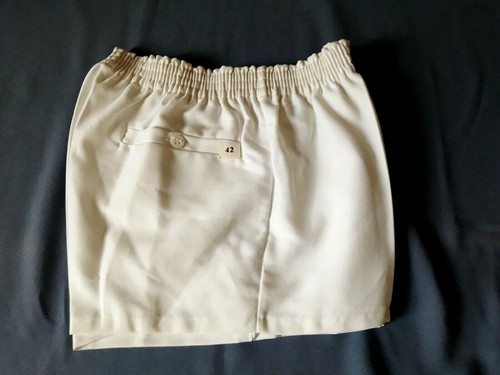 Short homme tergal blanc - , neuf