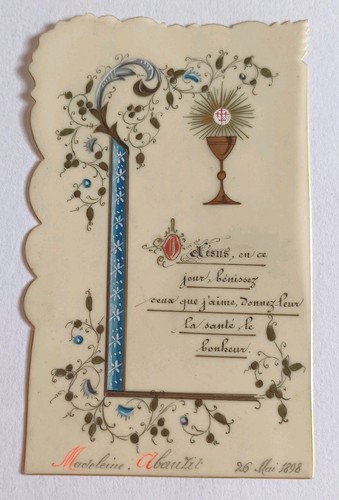 Ancienne image pieuse - image,