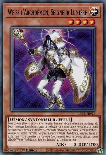Weiss l archdémon - yu-gi-oh!, l'archdémon