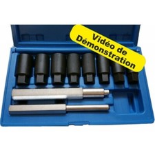 Extracteur d'écrou antivol de roue universel de 18 au 25mm