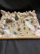 Crèche miniature santons