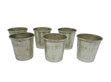 Gobelets liqueur métal