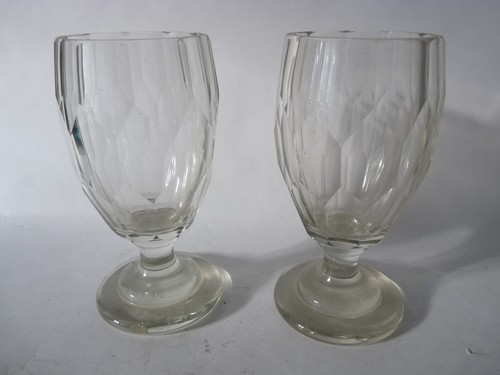 Paire ancien verres à - verres,