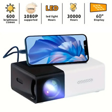 Projecteur Mini HD Portable Domestique Wi-Fi LED Android Bluetooth Cinéma 4K