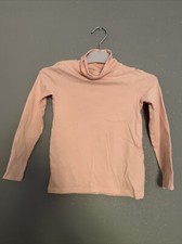 Haut Pull Col Roulé Rose