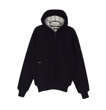 Veste Sherpa polaire vintage Schott NYC pour homme S noir