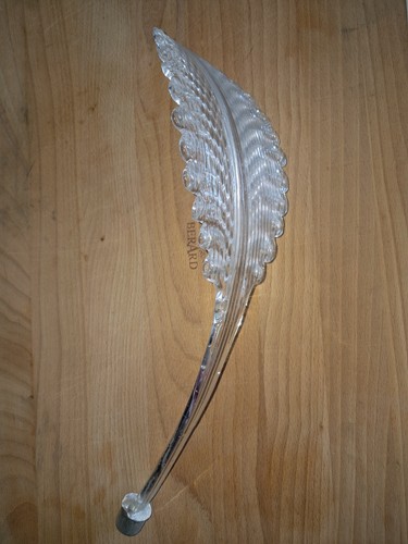 Feuille vintage verre de - 1, en