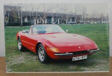 4 photos originale Ferrari 365 GTB/4 Daytona Spider  18x27cm