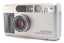 Appareil photo argentique 35 mm Contax T2 Titan Silver Point & Shoot excellen...