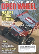 BRAD FURR AUTOGRAPHED AUGUST 2001 OPEN WHEEL SPRINT CAR RACING PHOTO MAGAZINE