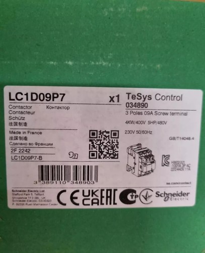 Schneider contacteur lc1d09p7 - schneider,
