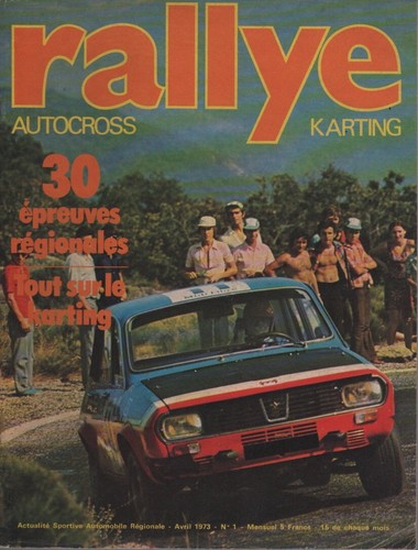 Rallye 1973 renault - renault, 4