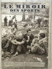 Magazine Le Miroir Des Sports N°1084 Du 29/08/939 Cyclisme Vitesse Gérardin