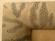 CADRE ANCIEN FIN GALUCHAT SERPEN ou Simili 1920 OLD FRAME ENCADREMEN PHOTO TABLE