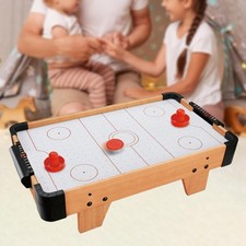 Table de Air Hockey avec Sliders et Pucks Terrain de Jeu de Bureau pour