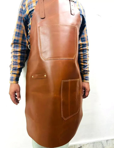 Tablier marron barbecue
