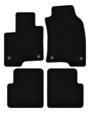 Tapis de sol en velours noir pour Fiat Panda III année 2012- set 4 pièces
