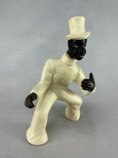 ART DECO JAZZMAN FLACON BOUTEILLE chanteur CÉRAMIQUE tête amovible 958-2