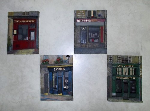 Set decorative ceramic - set, 4