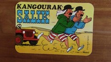 TINTIN HERGE 1 AUTOCOLLANTS KANGOURAK SALIK