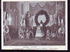 1933 -  SARCOPHAGE DE BLASCO IBANEZ MAIRIE MENTON  J263