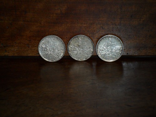 Lot pieces 5 francs - pieces,
