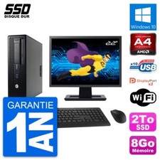 PC HP 705 G1 SFF Ecran 22" AMD