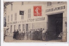 PONTOISE - carte photo de l'hotel """"au rendez-vous des voyageurs"""" YOT - t