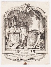 Exlibris jean michel moreau - michel, /