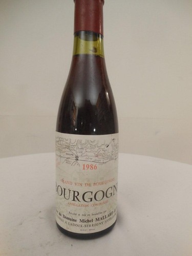 Bourgogne rouge 1986 mallard - bourgogne,