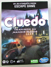 Jeu de société Escape Game Cluedo Trahison au Manoir Tudor Hasbro 2022 10 ans+