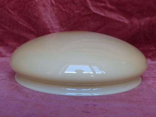 Ancien abat jour - rond, verre