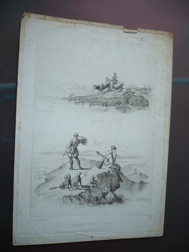 Engraving 19th century - engraving,
