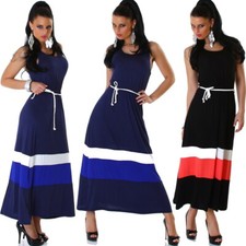 Femmes Robe Maxi Rayures