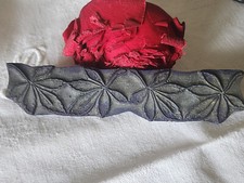 Tampon ancien sans support frise idéal broderie collection feuillage 14,5 cm n°1