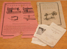 1928 SINGER KL.66 NOTICE ALLEMAND ancien SCHEMA MACHINE à COUDRE manuel SATA DRP