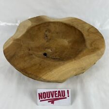 ➜COUPE/SALADIER/BOL EN BOIS DE TECK corbeille décorative faite à la main Ø30 cm
