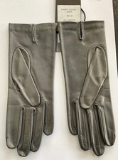 Gants femme cuir agneau gris