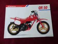Prospectus Catalogue Brochure Moto : HONDA QR 50 / moto enfant