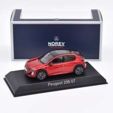 NOREV, PEUGEOT 208 GT 2024 Rouge Elixir, échelle 1/43, NOREV472842
