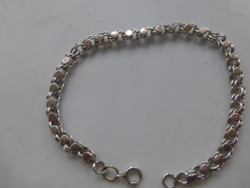Bracelet ancien argent massif - ancien,