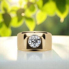 Bague homme 1,50 ct diamant