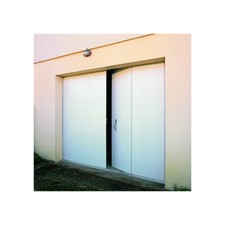 Porte de garage battante PVC -